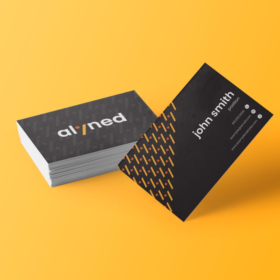 Alyned BusinesscardMockupjpg